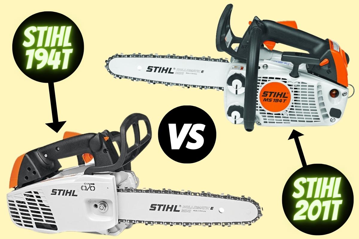 Stihl 194t vs 201t