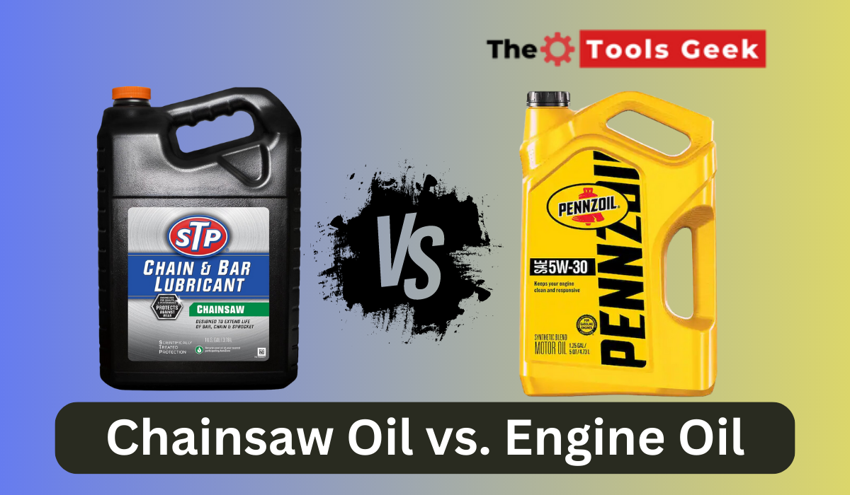 Chainsaw Oil vs Engine Oil