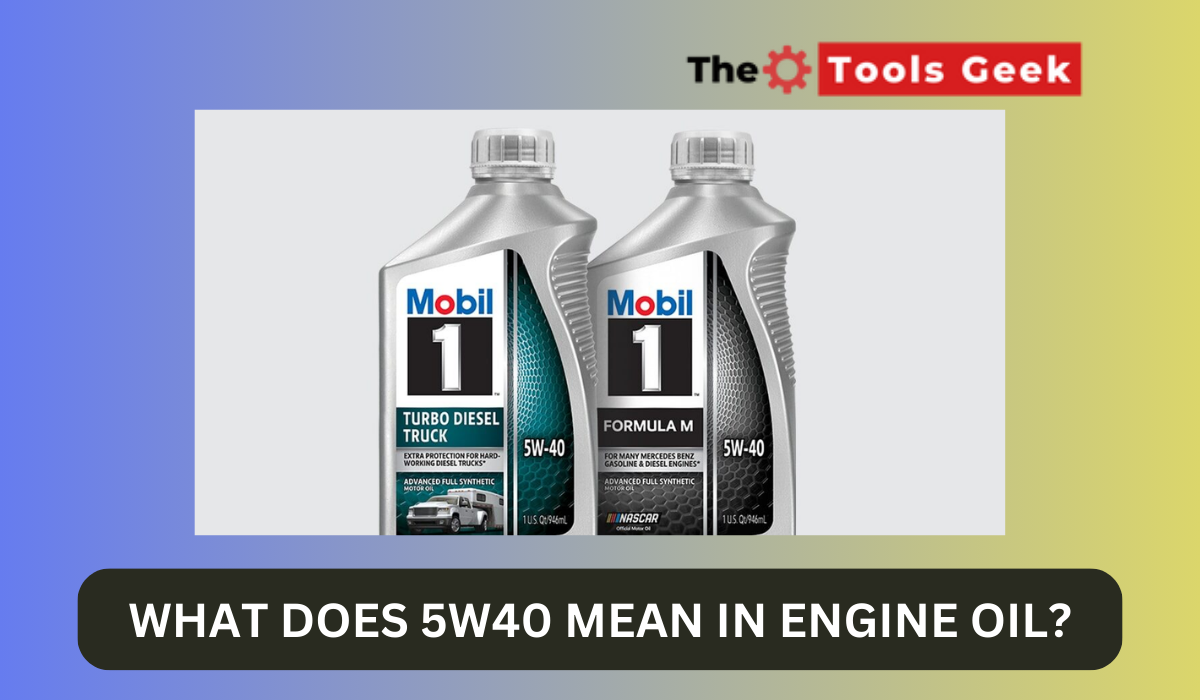 What Does 5W40 Mean in Engine Oil