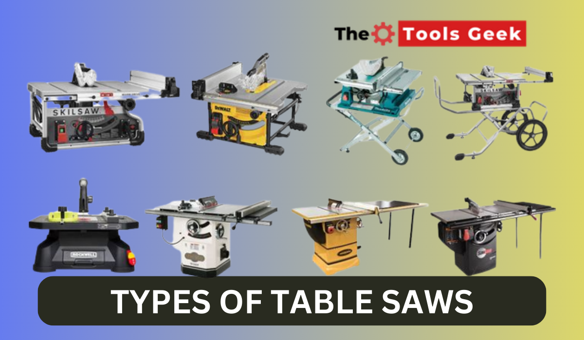 Types Of Table Saws